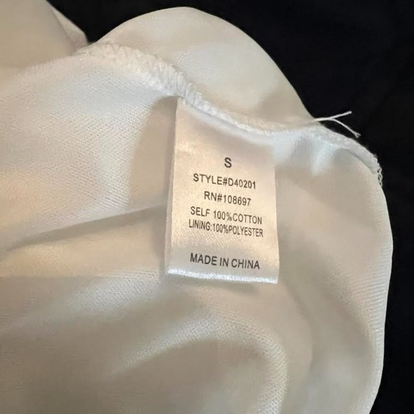 New white spring Easter Dress Small - Picture 5 of 6